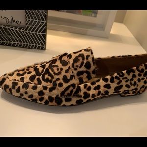 Steven by Steve Madden, leopard loafers, new